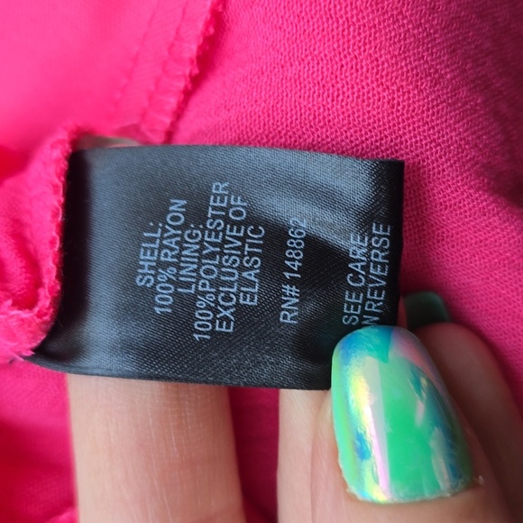 Torrid Coral Pink Tiered Minincrinkle gauze Skirt 3x - Picture 9 of 10